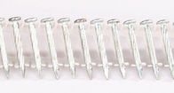 Flat Head Plastic Collated Coil Nails , SUS316 Twist Shank Nail 3.33 X 90MM