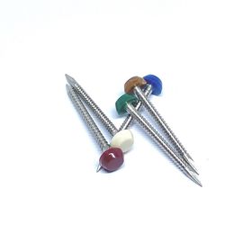Ring Shank Plastic Head Nails/pernos anulares