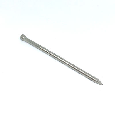 Clavos anulares de Ring Shank SS de la cabeza perdida plana de 4.0X90M M para la madera
