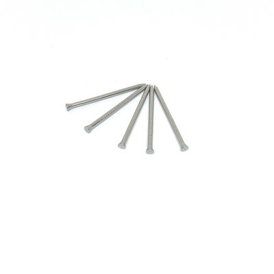 Proyecto de madera de Pin Smooth Shank Nails For del panel de la protección contra la corrosión 1.6X30M M
