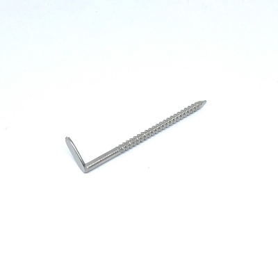Clavos remachados de acero inoxidables Ring Shank Type anular de la cabeza de ángulo recto